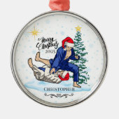 Personalized Jiu Jitsu Christmas Ornament Keepsake (Vorne)