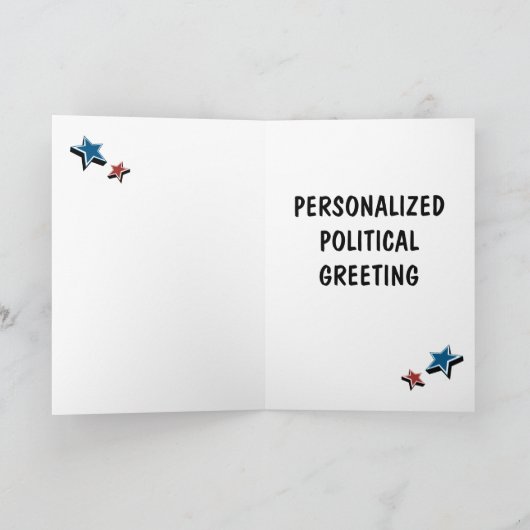 Personalized Joe Biden Greeting Card Karte (Innenseite)