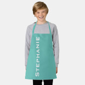 Personalized Jumbo Bold Name Choose Your Color Schürze (Getragen)