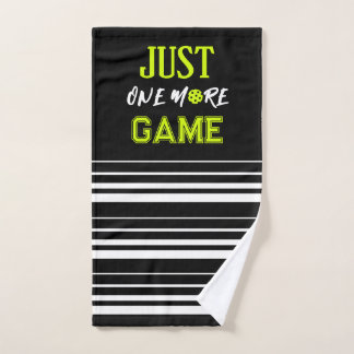 Personalized Just One More Game Funny Handtuch