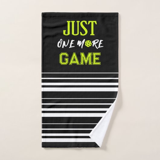 Personalized Just One More Game Funny Handtuch (Handtuch)