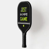 Personalized Just One More Game Funny Pickleball Schläger (Links)