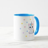 Personalized Kawaii Caticorn Name Printed Mug Tasse (VorderseiteRechts)