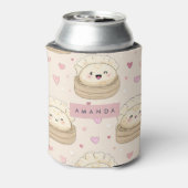 Personalized Kawaii Pastel Dumpling Pattern Dosenkühler (Kanne Rückseite)