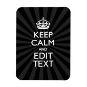 Personalized KEEP CALM and your text Creative Magnet (Vertikal)