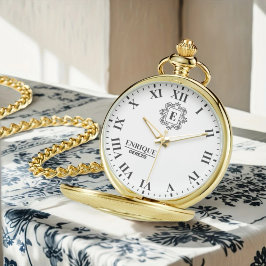 Personalized Keepsake Elegant Roman Numeral Design Armbanduhr