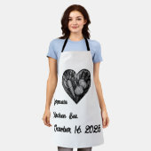 Personalized Keepsake Schürze (Getragen)