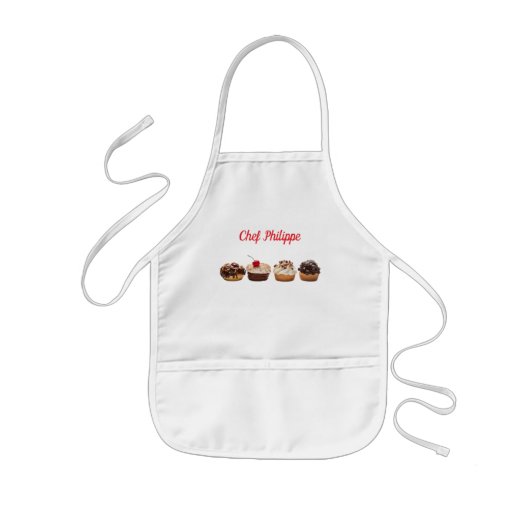 Personalized kid apron, custom name kid apron kinderschürze (Vorne)