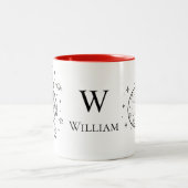 Personalized Kids Astronaut Zweifarbige Tasse (Mittel)