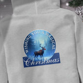 Personalized Kids Christmas Reindeer Hoodie