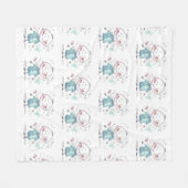 Personalized Kids Drawing Fleecedecke (Vorderseite (Horizontal))