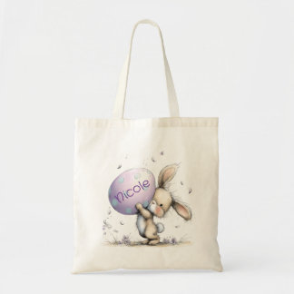 Personalized Kids Easter Tote Bag Tragetasche