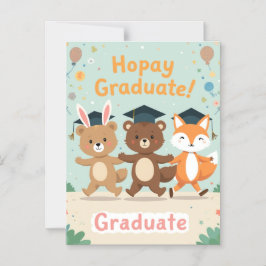 Personalized Kids Graduation Card Magneteinladung