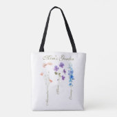 Personalized Kids Name Garden Mother Tasche (Rückseite)