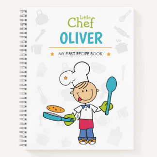 Personalized Kids Recipe Book Notizblock