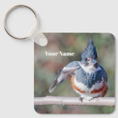 Personalized Kingfisher Friendly Bird Schlüsselanhänger (Vorderseite)