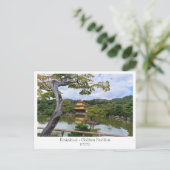 Personalized, Kinkaku-ji- Golden Pavilion, Japan Postkarte (Stehend Vorderseite)