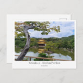 Personalized, Kinkaku-ji- Golden Pavilion, Japan Postkarte (Vorne/Hinten)