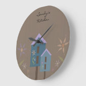 Personalized Kitchen Clock Große Wanduhr (Winkel)