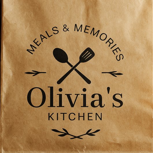 Personalized Kitchen Logo Rubber Stamp Gummistempel