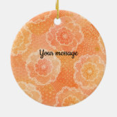 Personalized Kitsune Ceramic Ornament | Japanese F (Hinten)