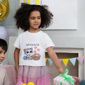  Personalized Kitten & Yarn Baby Bodysuit Kleinkind T-shirt