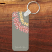 Personalized Lā Lei by Wander With Aloha Schlüsselanhänger (Rückseite)