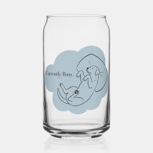 Personalized Labrador Can Glass | Dog Mom Gift Dosenglas (Vorderseite)