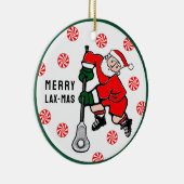 Personalized Lacrosse Collectible Keramik Ornament (Rechts)