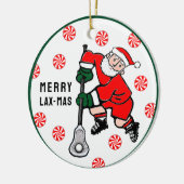 Personalized Lacrosse Collectible Keramik Ornament (Links)