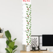 Personalized Ladybug Baby Growth Chart Poster (Heimbüro)