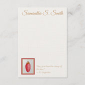 Personalized Lamp of Love Flat Note Card Einladung (Vorderseite)