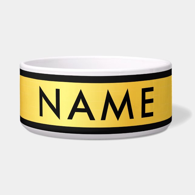 Personalized Large Pet Bowl with Custom Name Napf (Vorderseite)