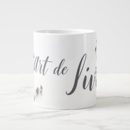 Personalized L'Art de Vivre Slow Living Aesthetic Jumbo-Tasse