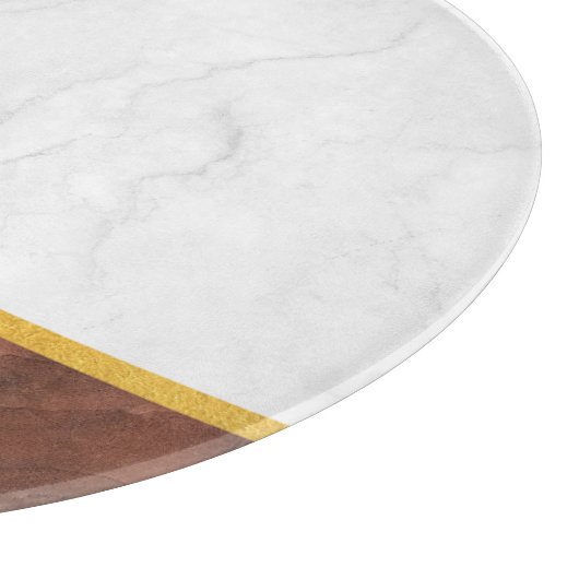 Personalized Last Name Est Date Round Glass Schneidebrett (Ecke)