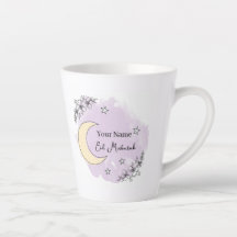 Personalized Lavender Eid Mubarak Coffee Mug