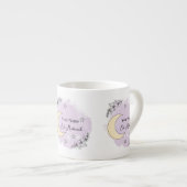 Personalized Lavender Eid Mubarak Espresso Mug Espressotasse (Vorderseite Rechts)