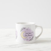 Personalized Lavender Eid Mubarak Espresso Mug Espressotasse (Rechts)