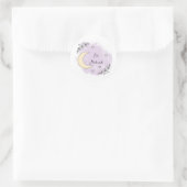 Personalized Lavender Eid Mubarak Stickers (Tasche)