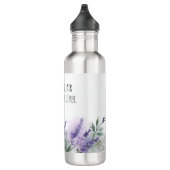 Personalized Lavender Flowers Teacher Appreciation Edelstahlflasche (Rechts)