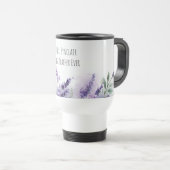 Personalized Lavender Flowers Teacher Appreciation Reisebecher (VorderseiteRechts)