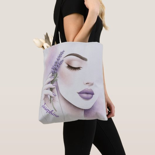 Personalized Lavender Purple Woman Elegant Chic Tasche (Von Nahem)