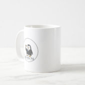 Personalized Lawyer Esq Penguin Ceramic Vessel Kaffeetasse (Vorderseite Links)