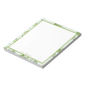 Personalized Lemon and Floral Notepad Notizblock (Rotiert)