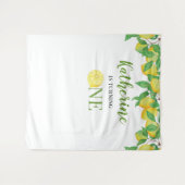 Personalized Lemon Birthday Wandteppich (Vorderseite (Horizontal))