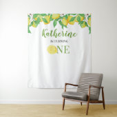 Personalized Lemon Birthday Wandteppich (Beispiel)