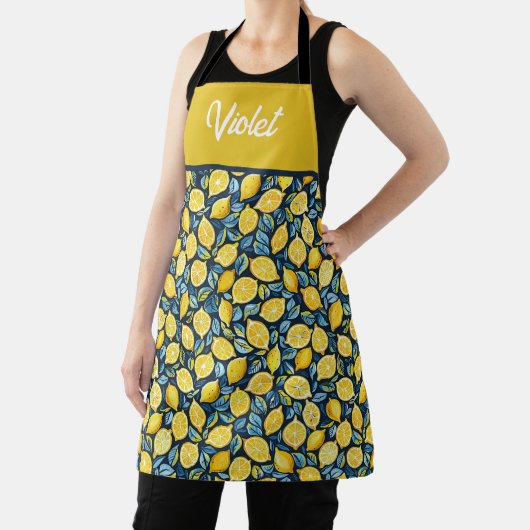 Personalized Lemon Kitchen Apron Schürze (InSitu)