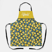 Personalized Lemon Kitchen Apron Schürze (Vorderseite)