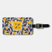 Personalized Lemon Luggage Tag Gepäckanhänger (Vorderseite horizontal)