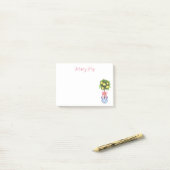 Personalized Lemon Topiary Tree Post-it Klebezettel (Auf Schreibtisch)